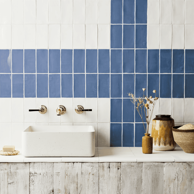 Navy Glazed Metro Tile | Tiles - Handmade | Bert & May